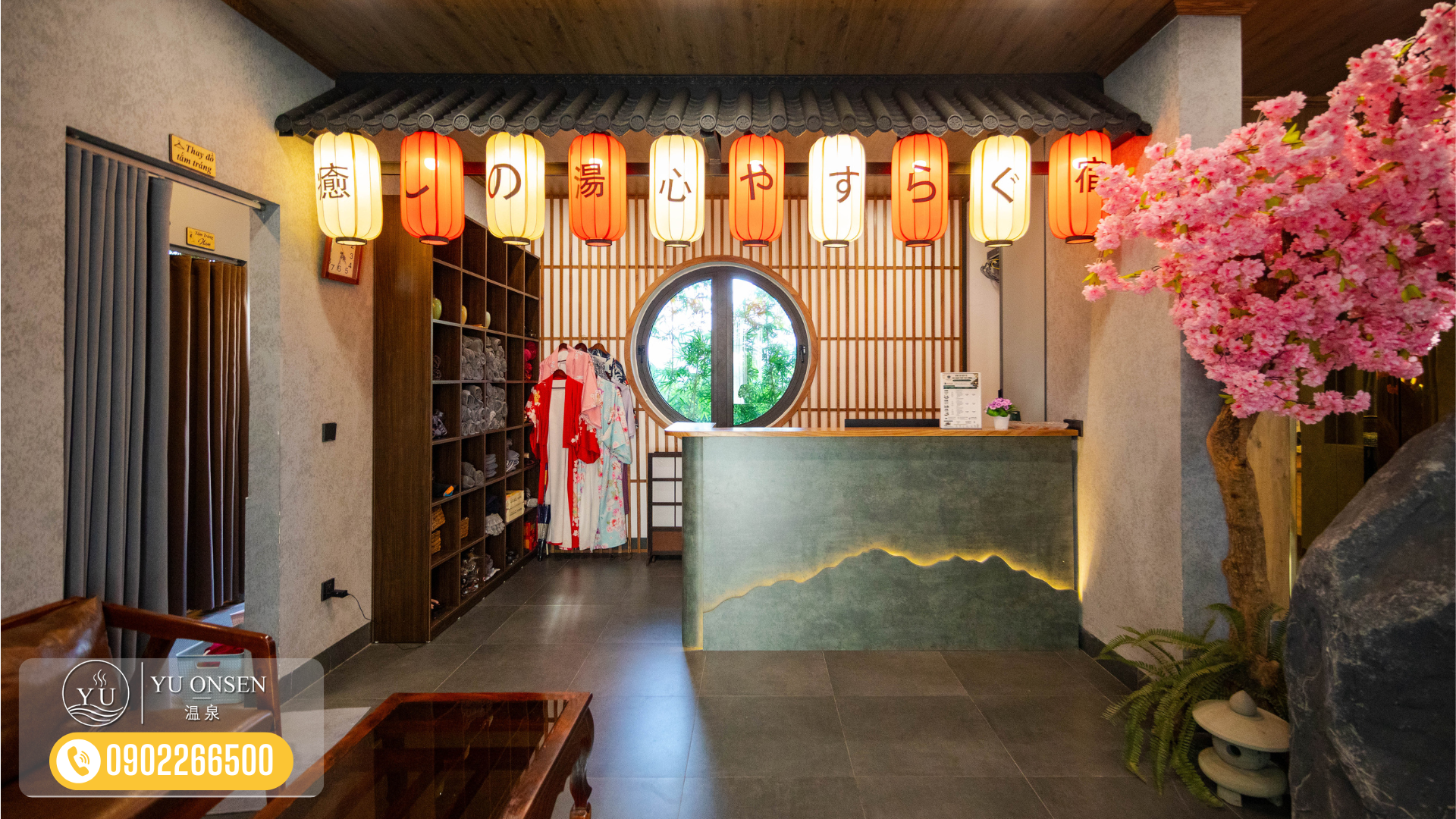 Khu checkin Yu Onsen